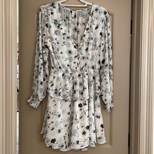 Floral long sleeve dress